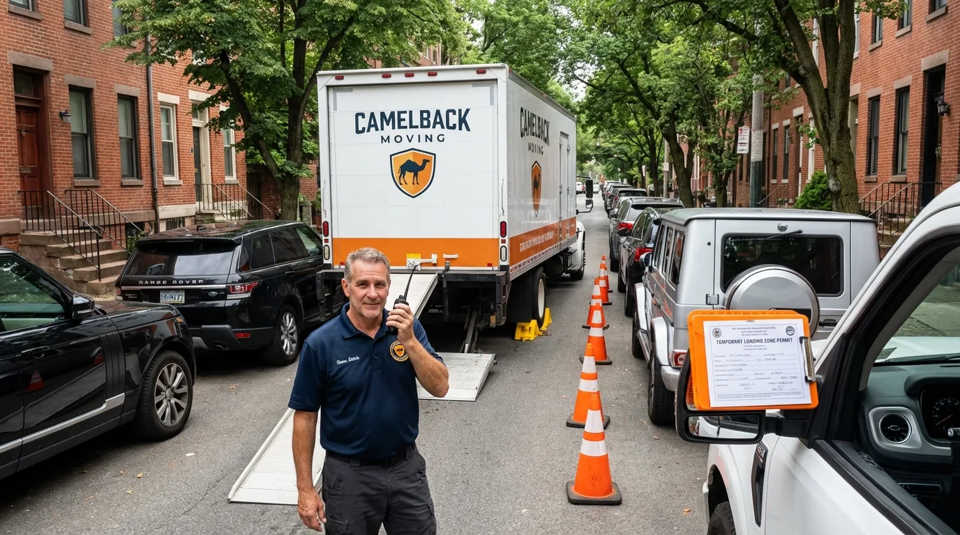 City street loading permit setup in Winooski, VT