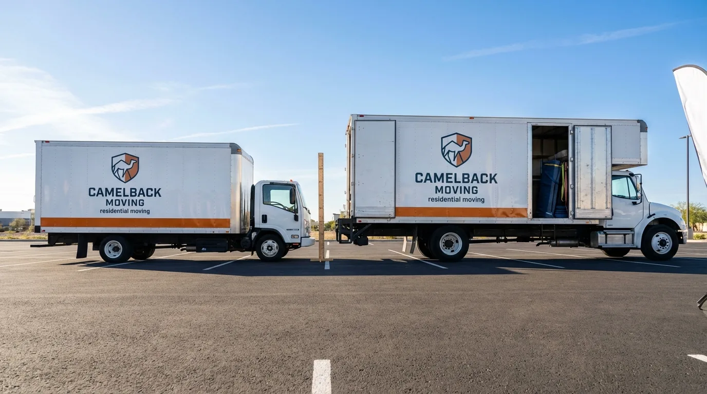 Moving truck size capacity guide in Winooski